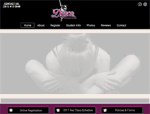 Tablet Screenshot of danceproductions.biz